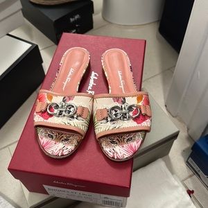 Ferragamo Floral Sandal